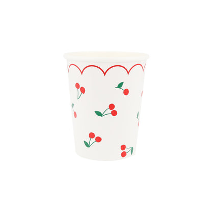 Vasos cerezas