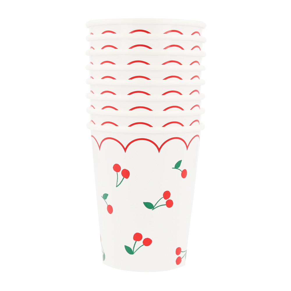 Vasos cerezas