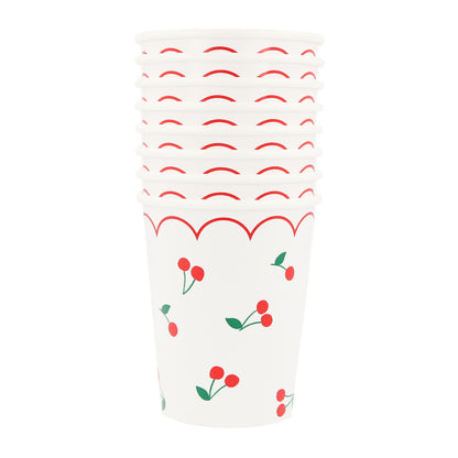 Vasos cerezas