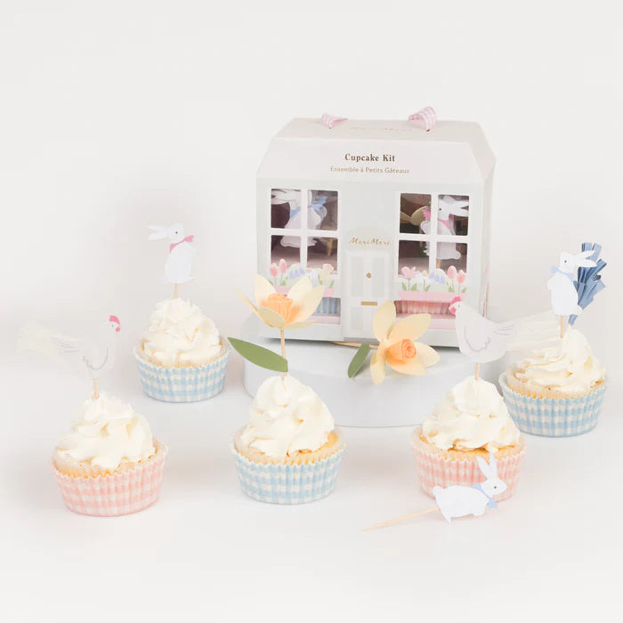 Kit para cupcakes - cottage de conejitos