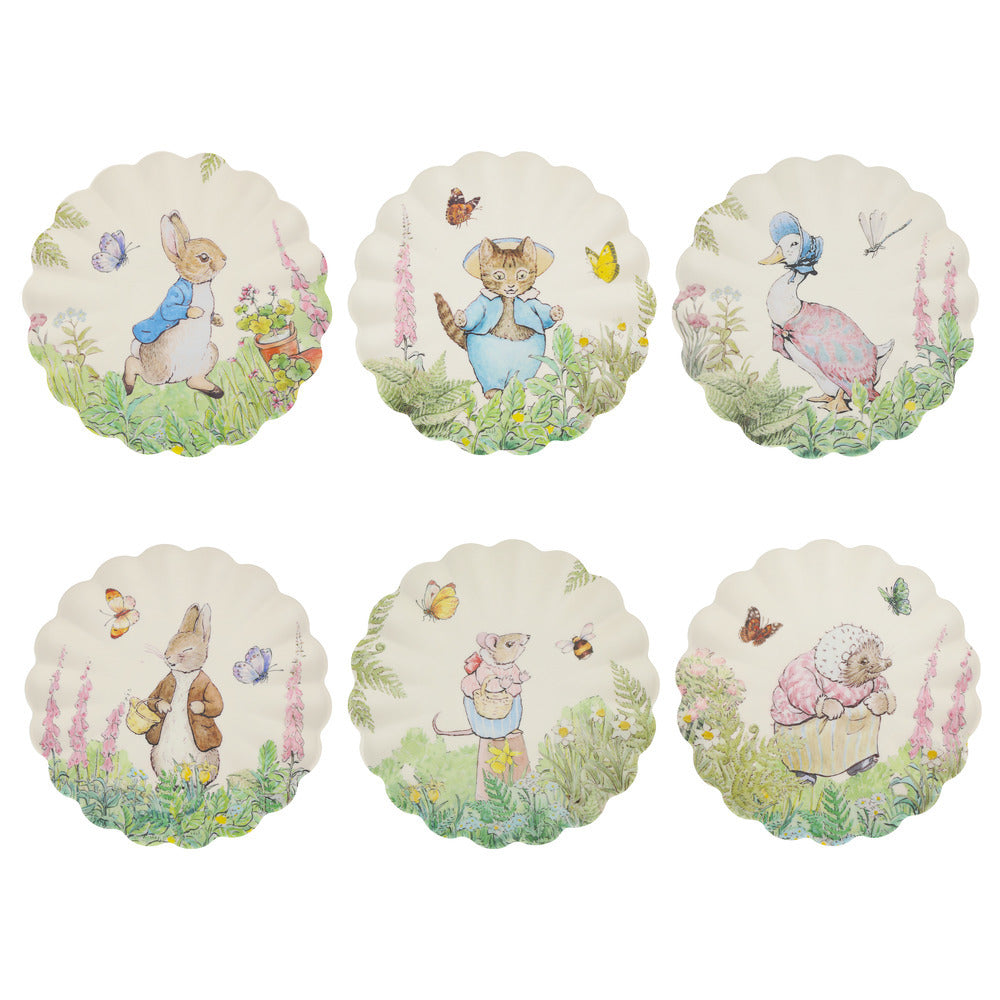 Set x 6 platos de melamina Peter Rabbit- pequeños