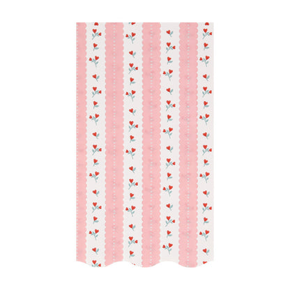 Servilletas rayas y flores pequeñas - alargadas