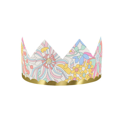 Coronas de papel flores Liberty