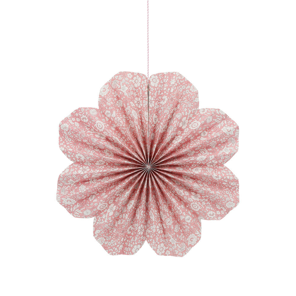 Abanicos decorativos de papel flores Liberty