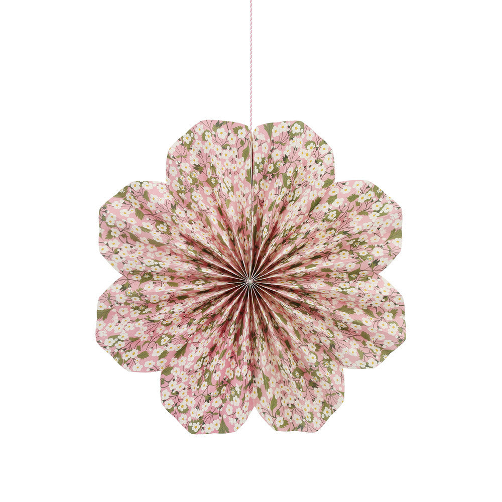 Abanicos decorativos de papel flores Liberty