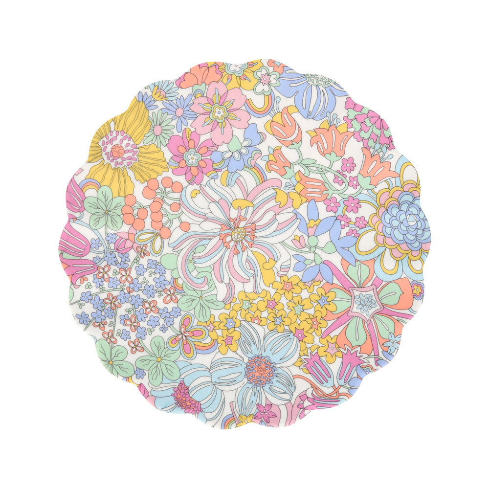 Plato de melamina Liberty diseño Rainbow Grande - pequeño