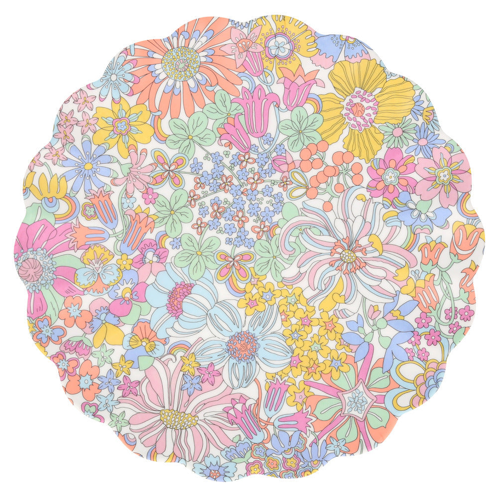 Plato de melamina Liberty diseño Rainbow Grande - grande