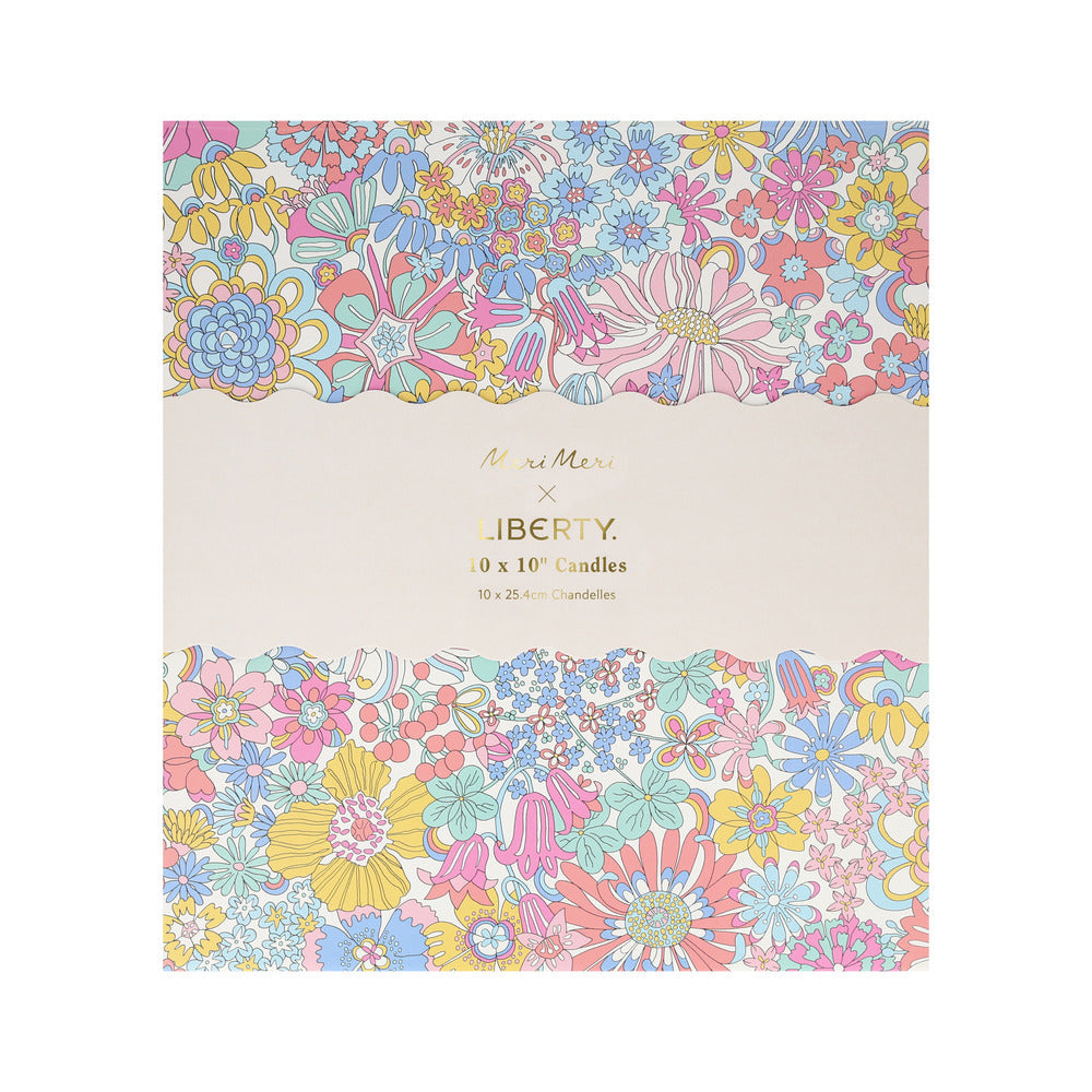 Set de velas de mesa Liberty diseño Rainbow Grande