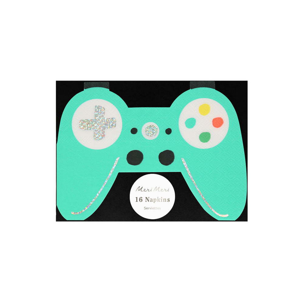 Servilletas con forma de control de videojuegos