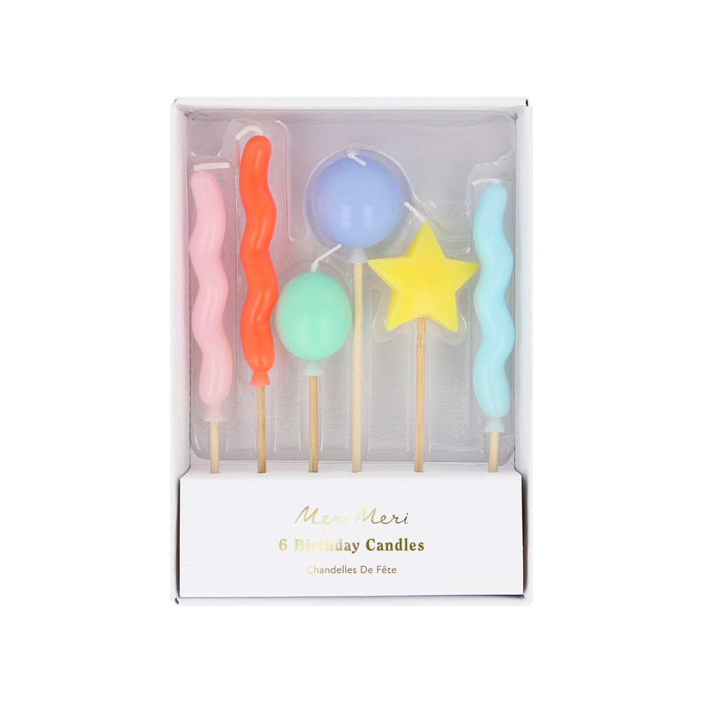 Velas con forma de globos