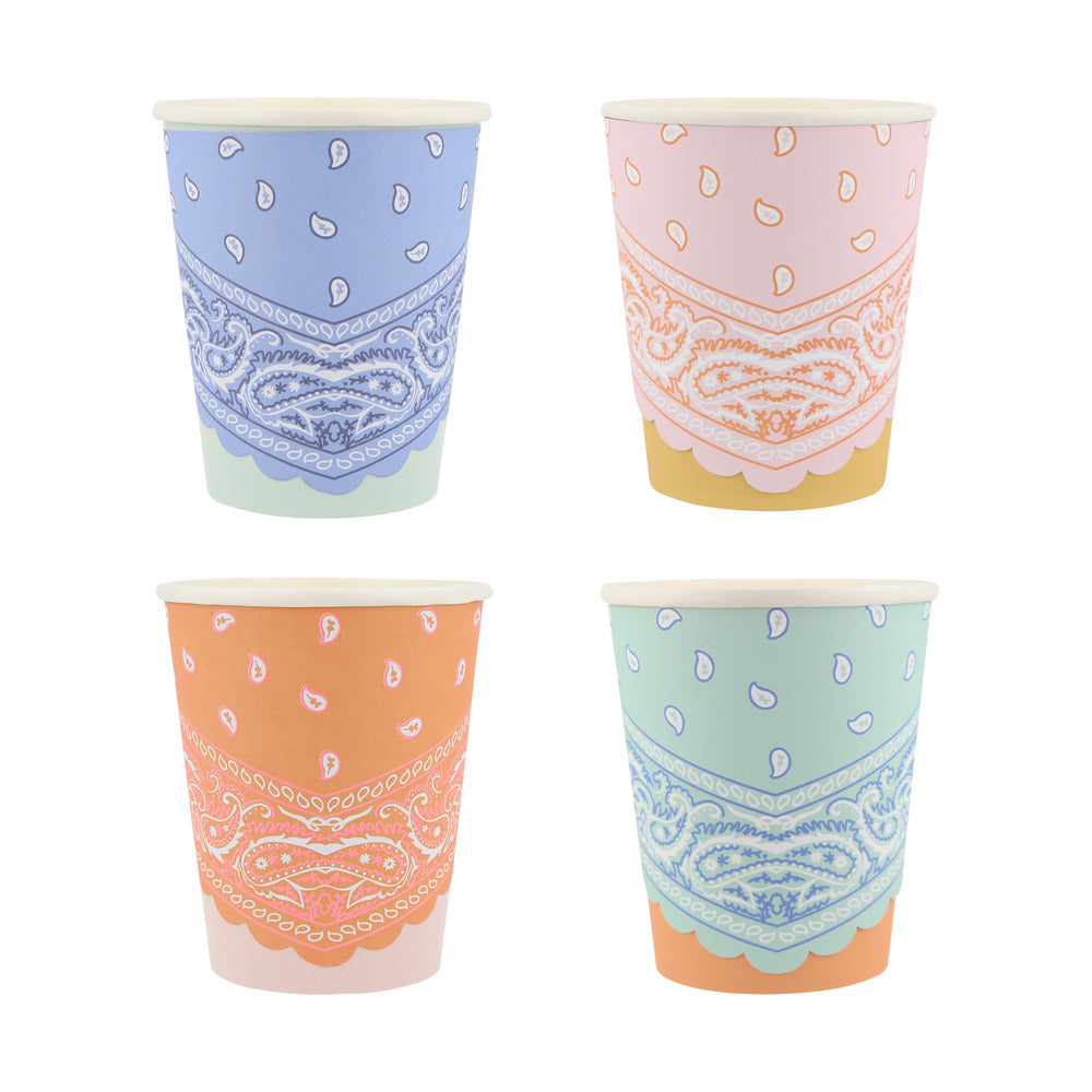 Vasos diseño bandanas