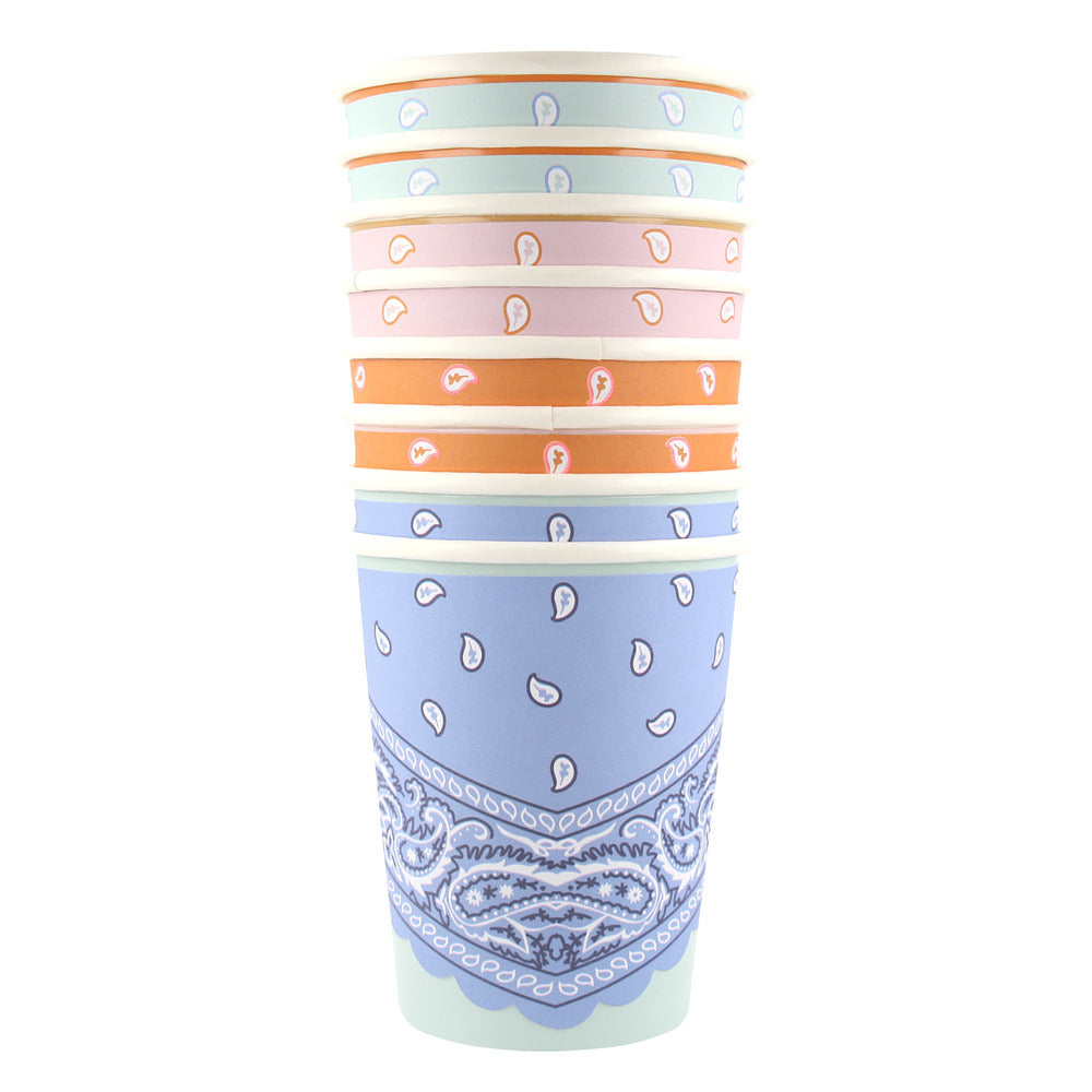 Vasos diseño bandanas