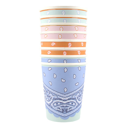 Vasos diseño bandanas