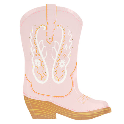 Platos con forma de botas vaqueras