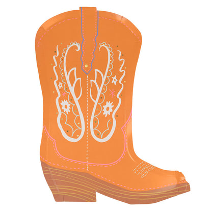 Platos con forma de botas vaqueras
