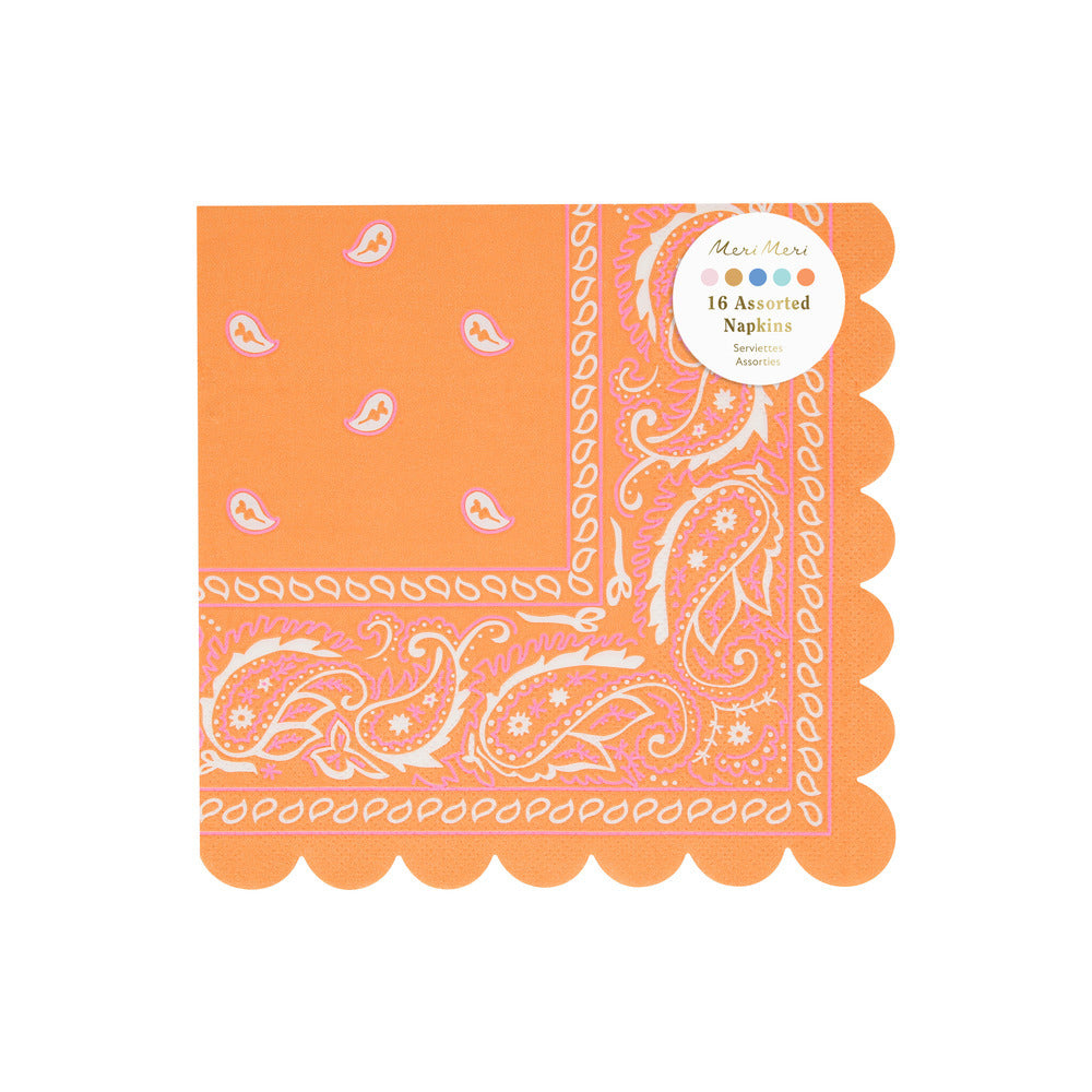 Servilletas diseño bandanas - grandes