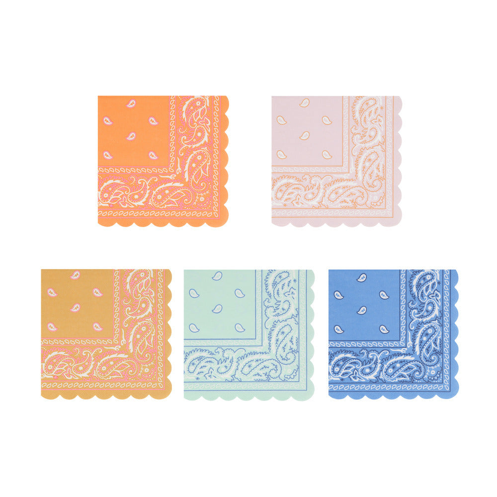 Servilletas diseño bandanas - pequeñas