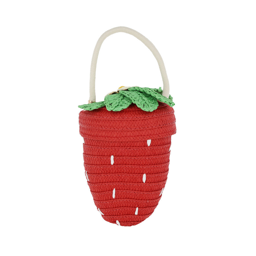 Canasto con forma de frutilla