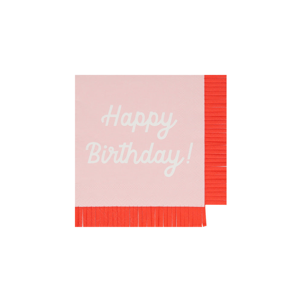 Servilletas mix Happy Birthday - pequeñas
