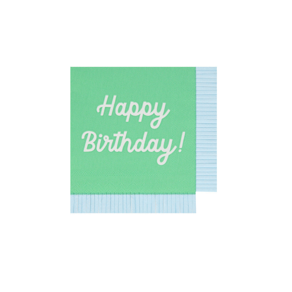 Servilletas mix Happy Birthday - pequeñas