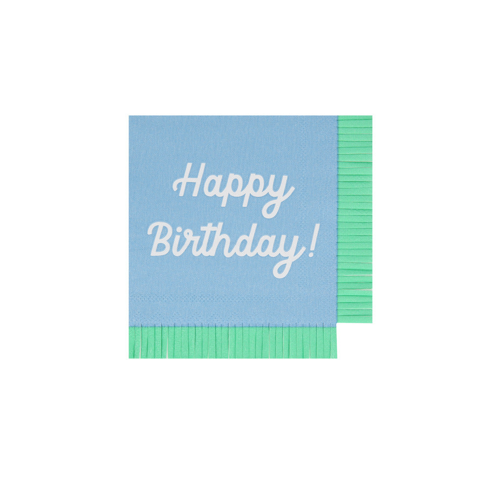 Servilletas mix Happy Birthday - pequeñas
