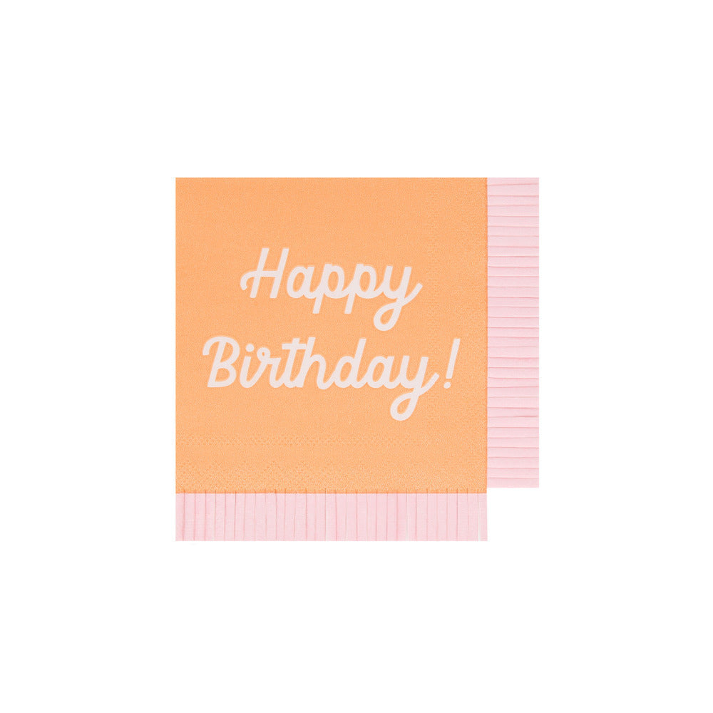Servilletas mix Happy Birthday - pequeñas