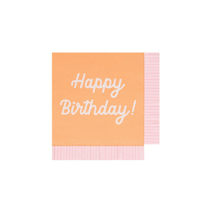 Servilletas mix Happy Birthday - pequeñas