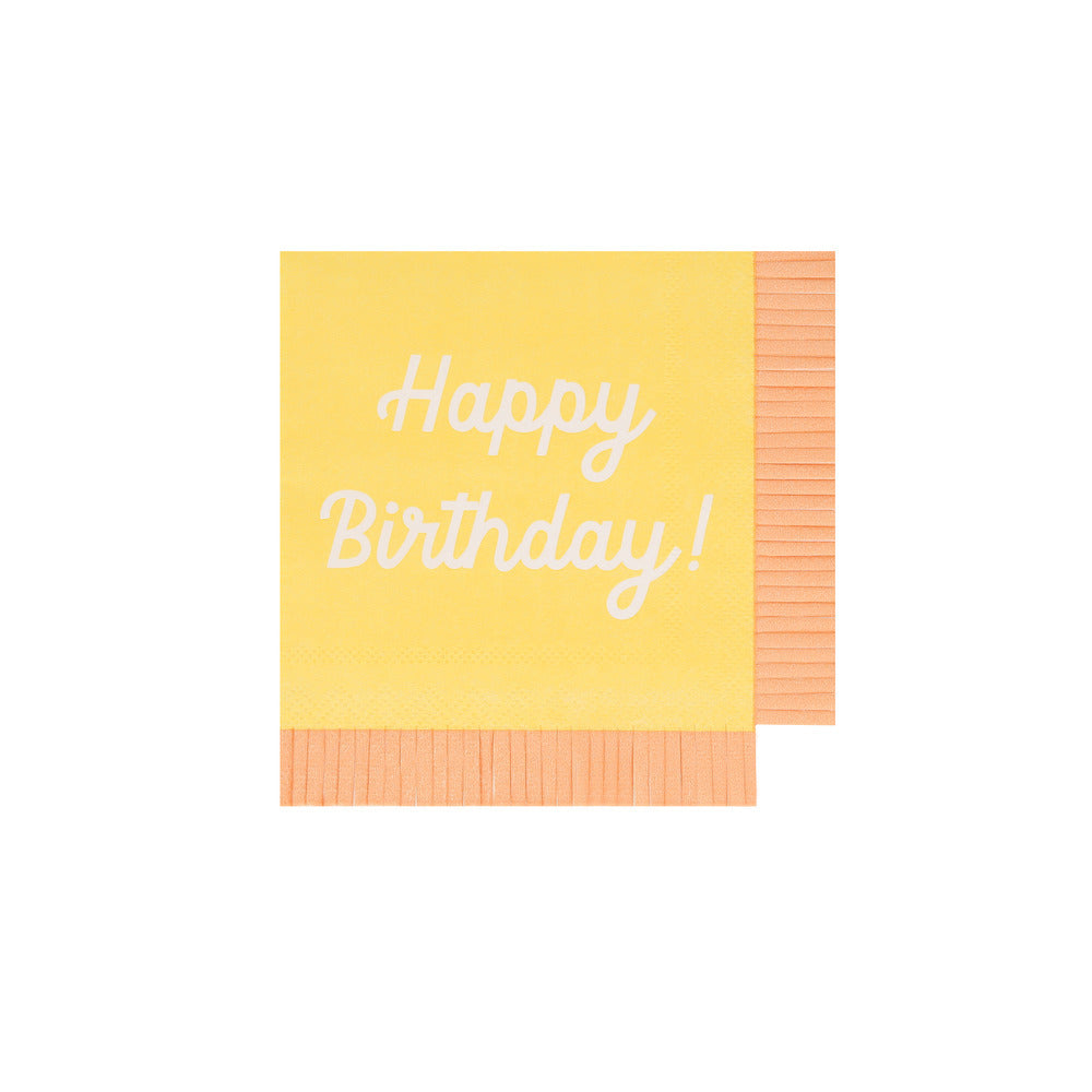 Servilletas mix Happy Birthday - pequeñas