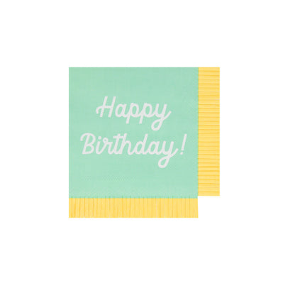 Servilletas mix Happy Birthday - pequeñas