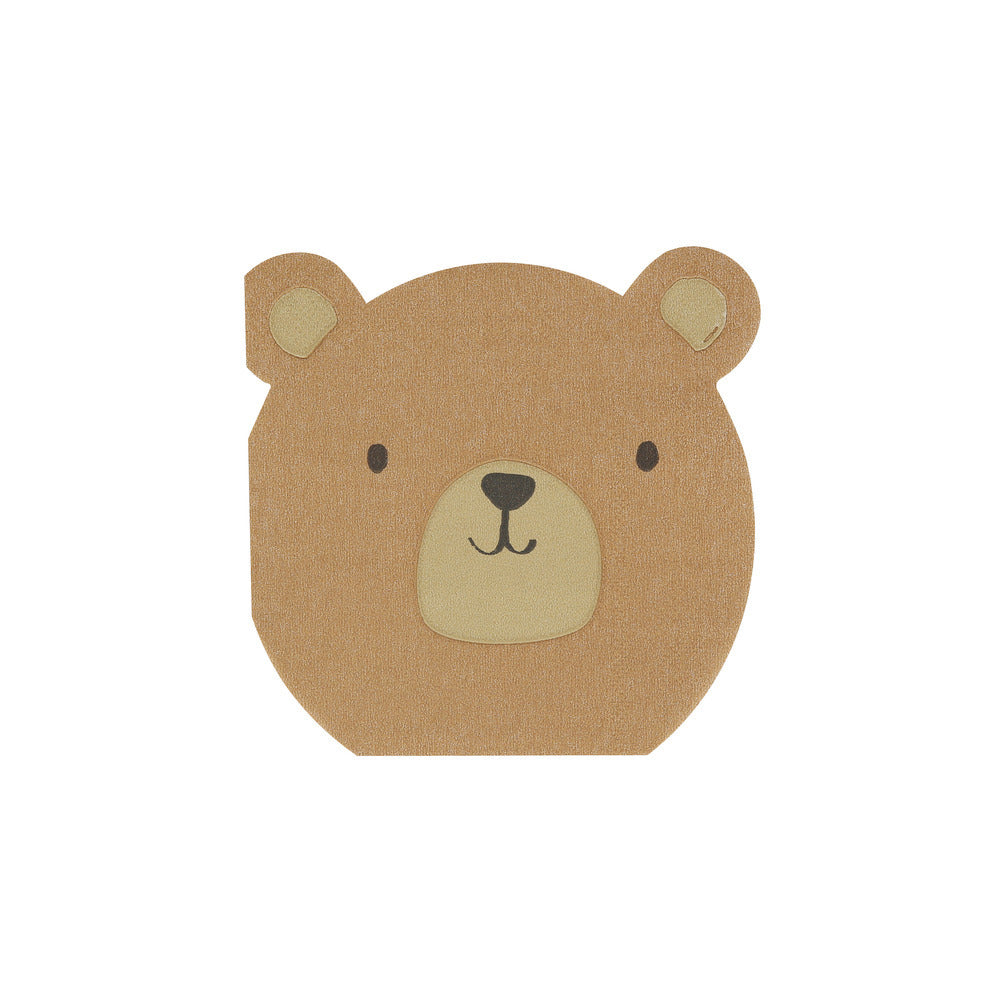 Servilletas con forma de oso pardo