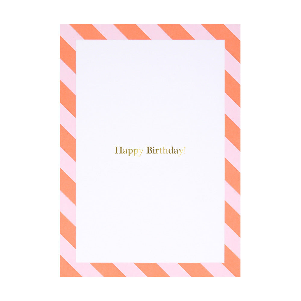 Tarjeta - copa de helado (happy birthday)
