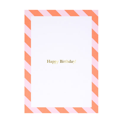 Tarjeta - copa de helado (happy birthday)