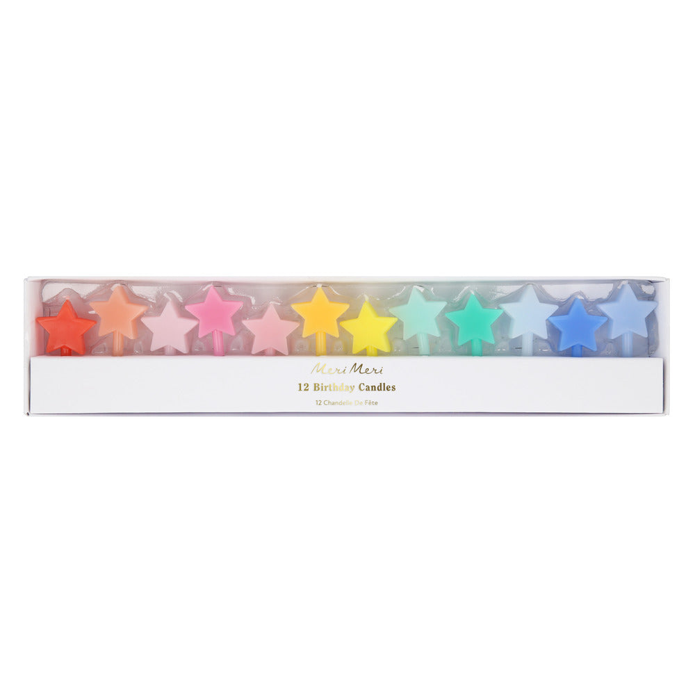 Velas mini con forma de estrellas