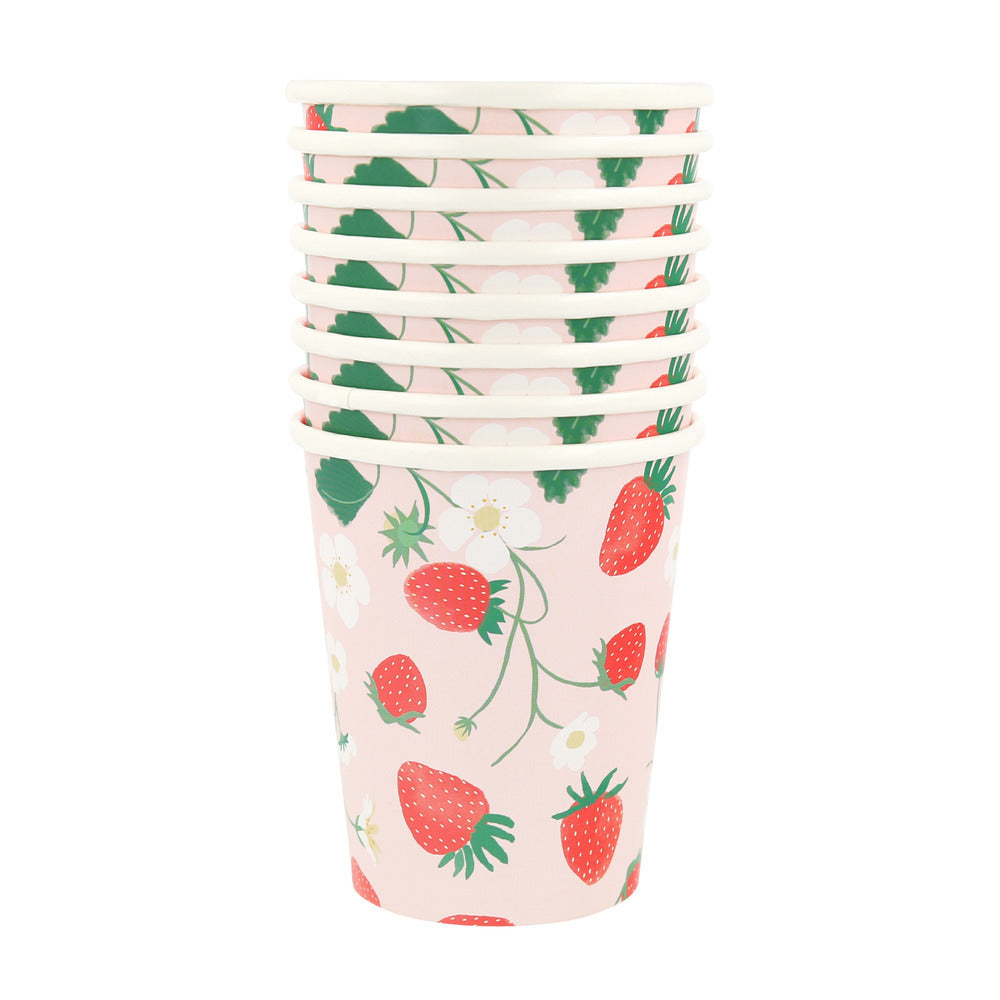 Vasos frutillas
