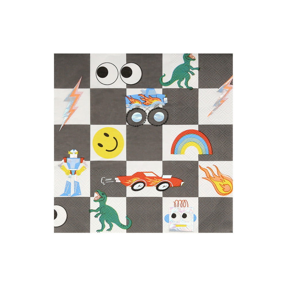 Servilletas caja de juguetes - grandes