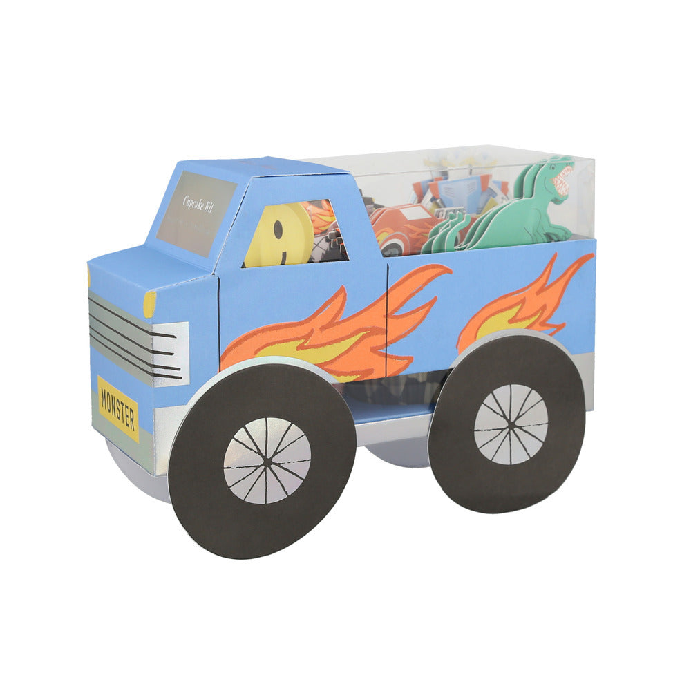 Kit para cupcakes - monster truck