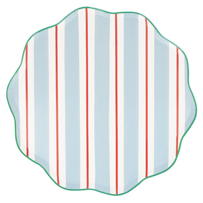 Platos preppy stripes - grandes