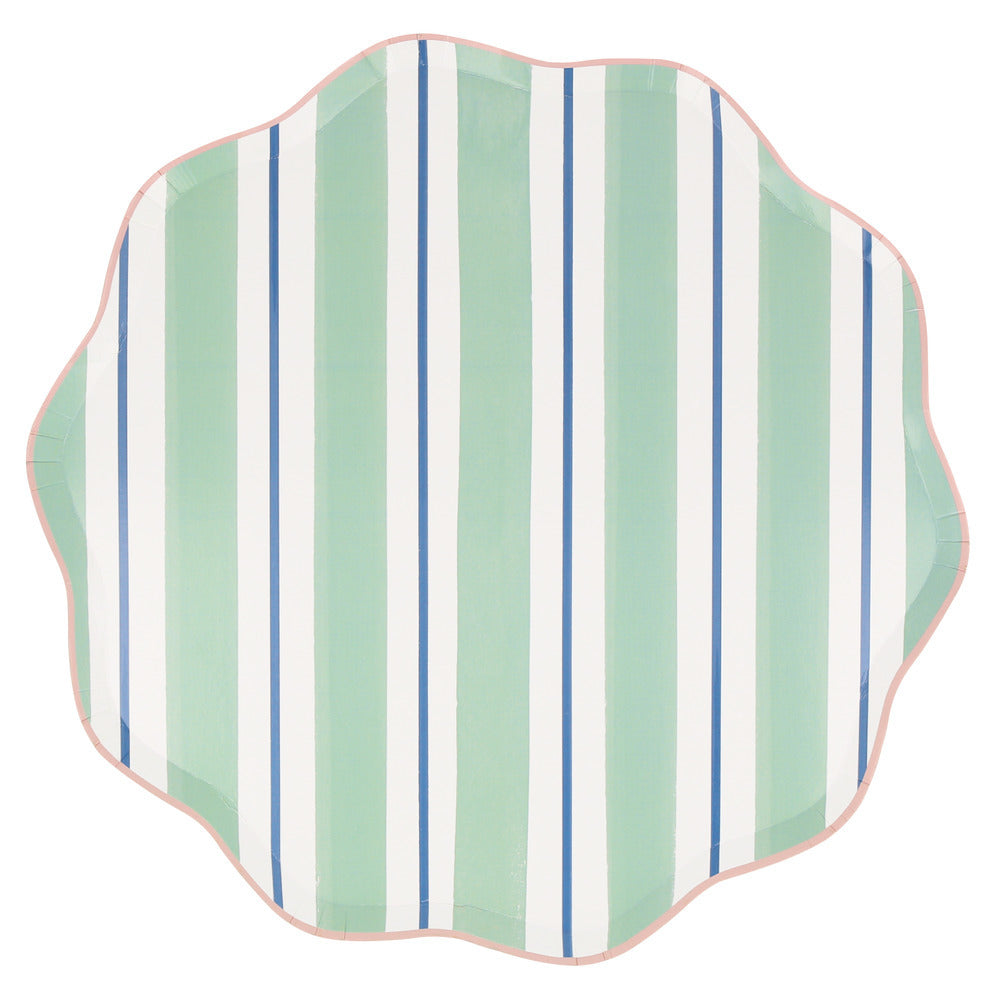 Platos preppy stripes - grandes