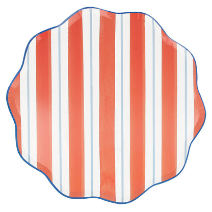 Platos preppy stripes - grandes