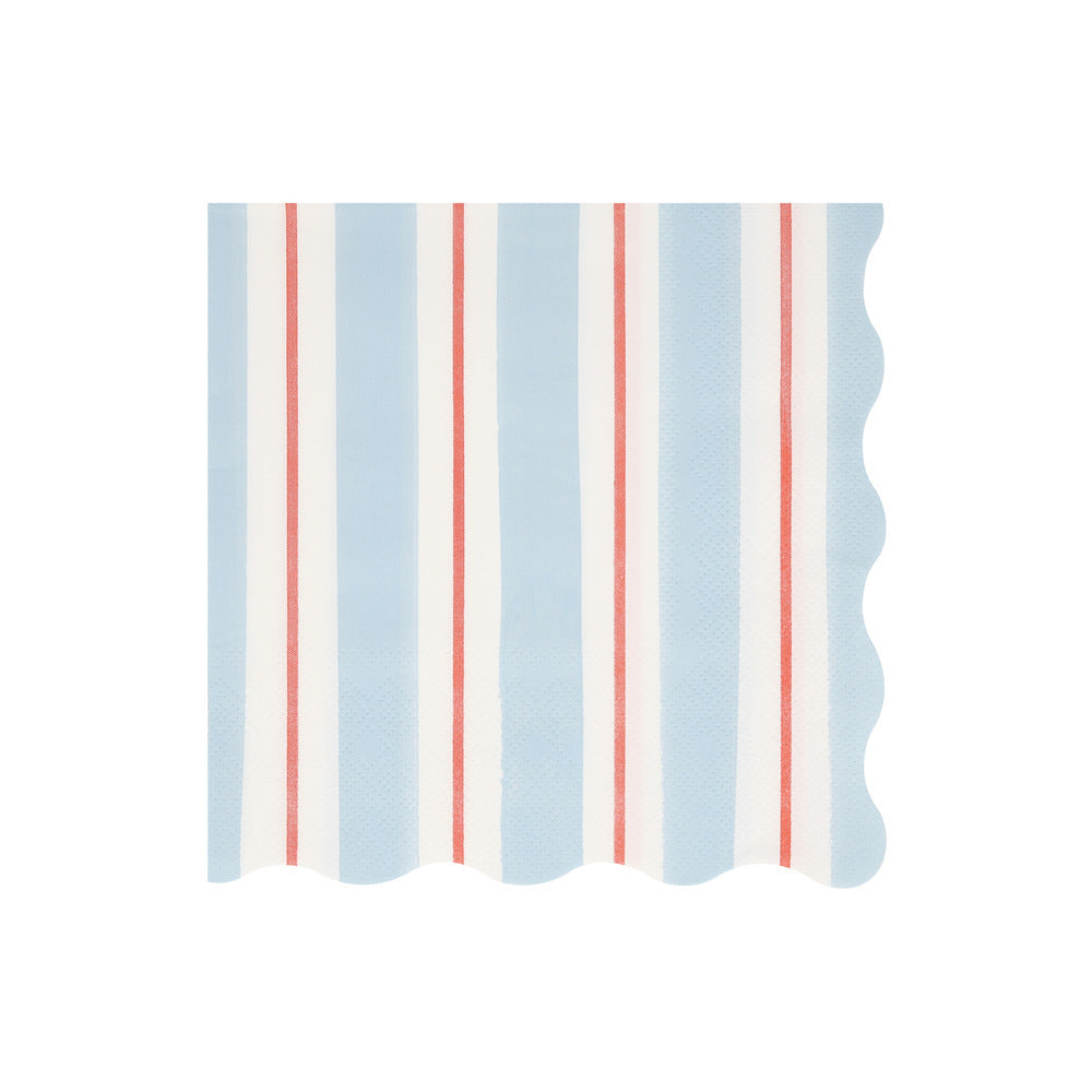 Servilletas preppy stripes - grandes