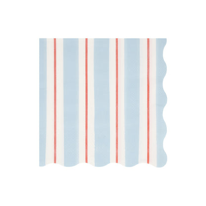 Servilletas preppy stripes - grandes