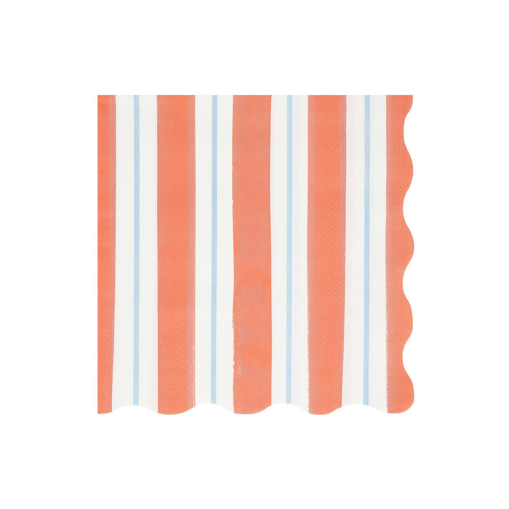 Servilletas preppy stripes - grandes