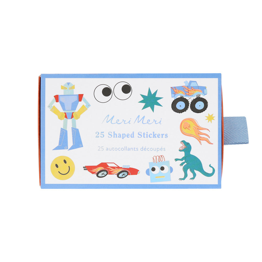Stickers en cajita - caja de juguetes