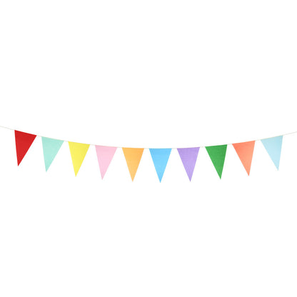 Guirnaldas con triangulos de papel de seda (2 unidades)