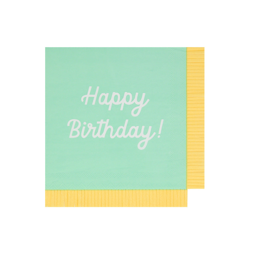 Servilletas mix Happy Birthday - grandes