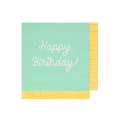 Servilletas mix Happy Birthday - grandes