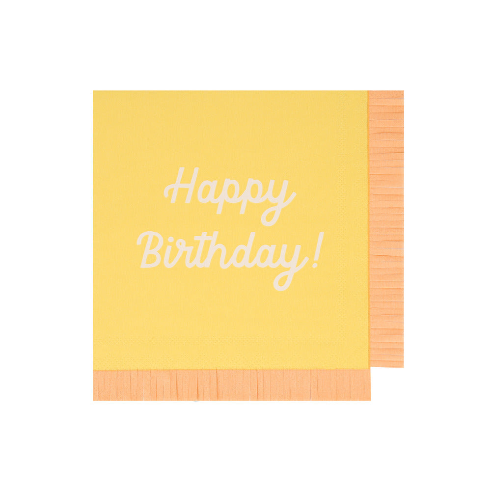 Servilletas mix Happy Birthday - grandes