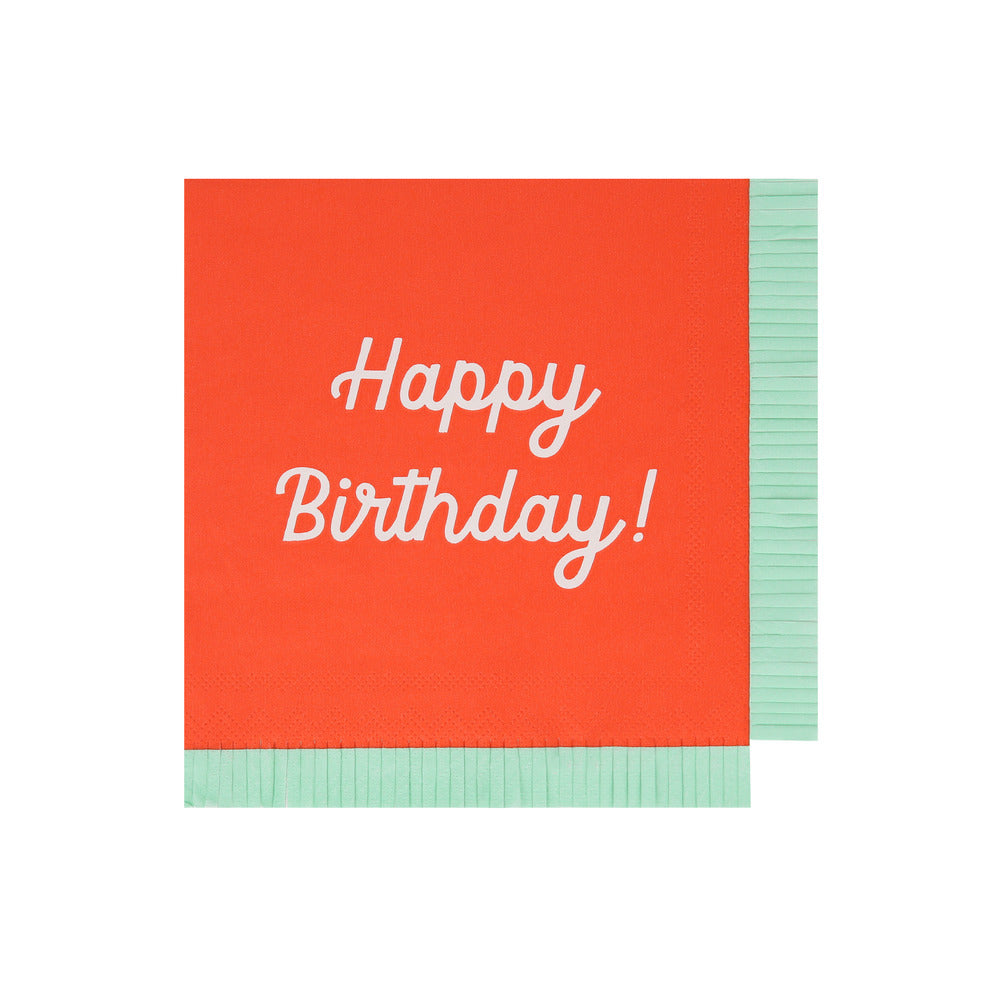 Servilletas mix Happy Birthday - grandes