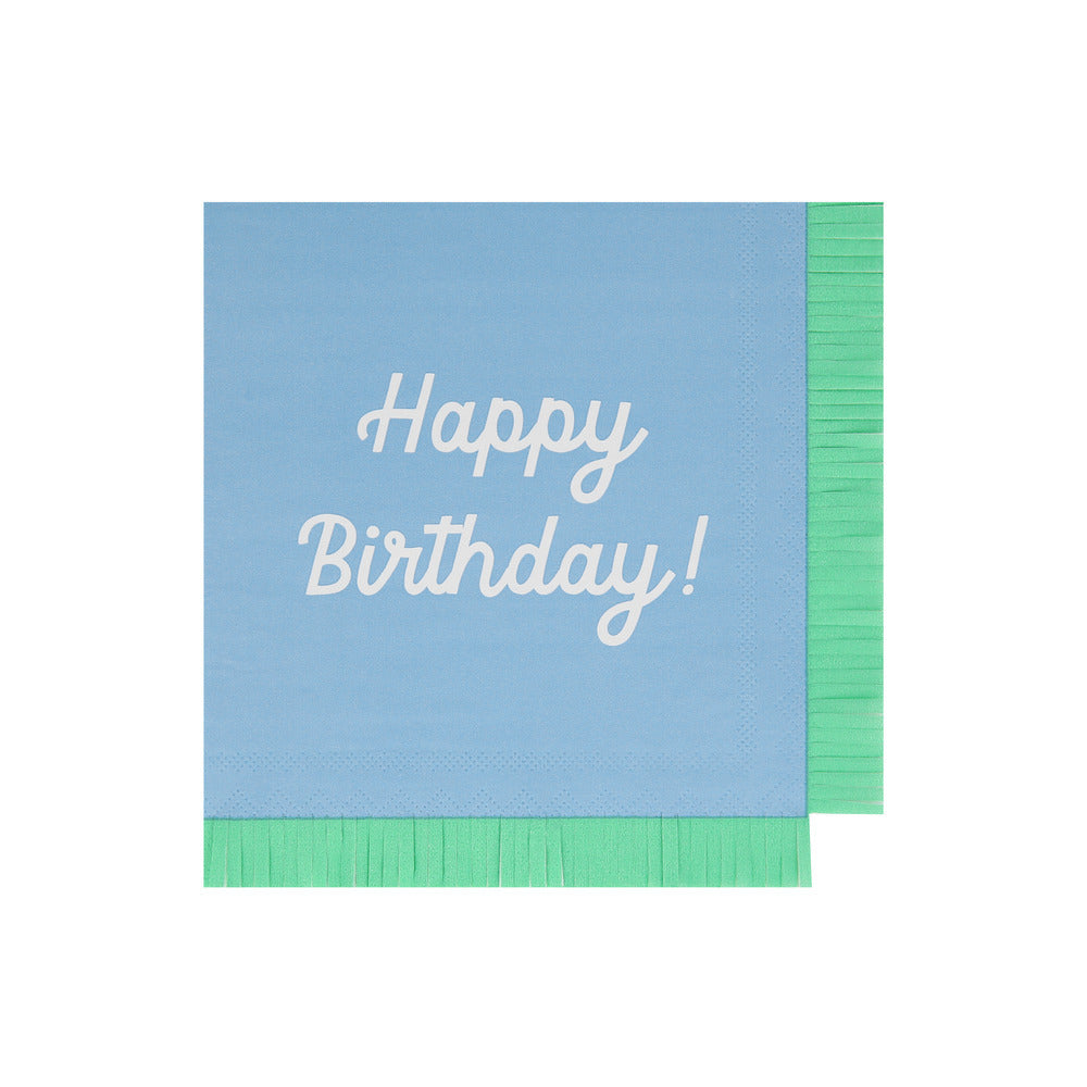 Servilletas mix Happy Birthday - grandes