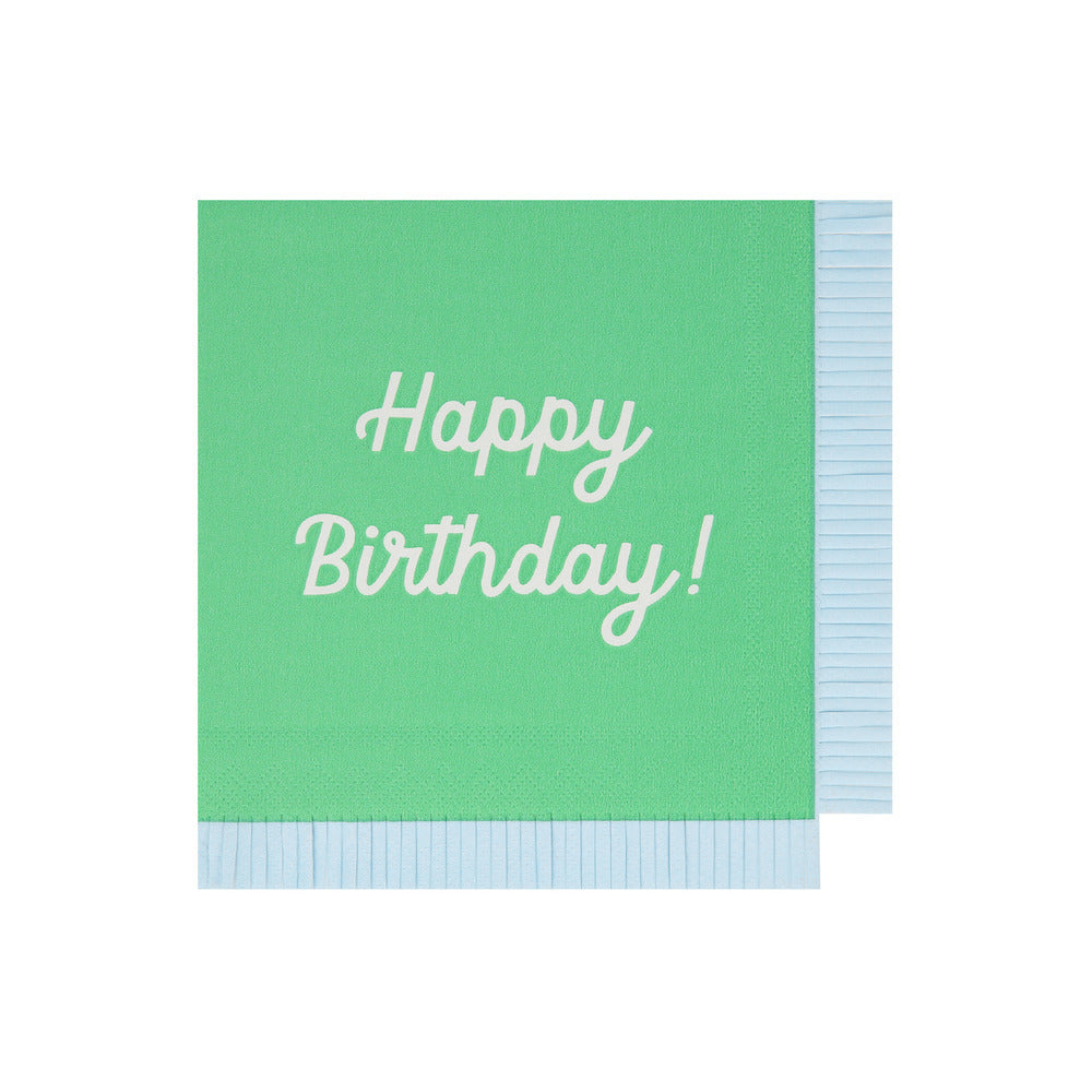 Servilletas mix Happy Birthday - grandes